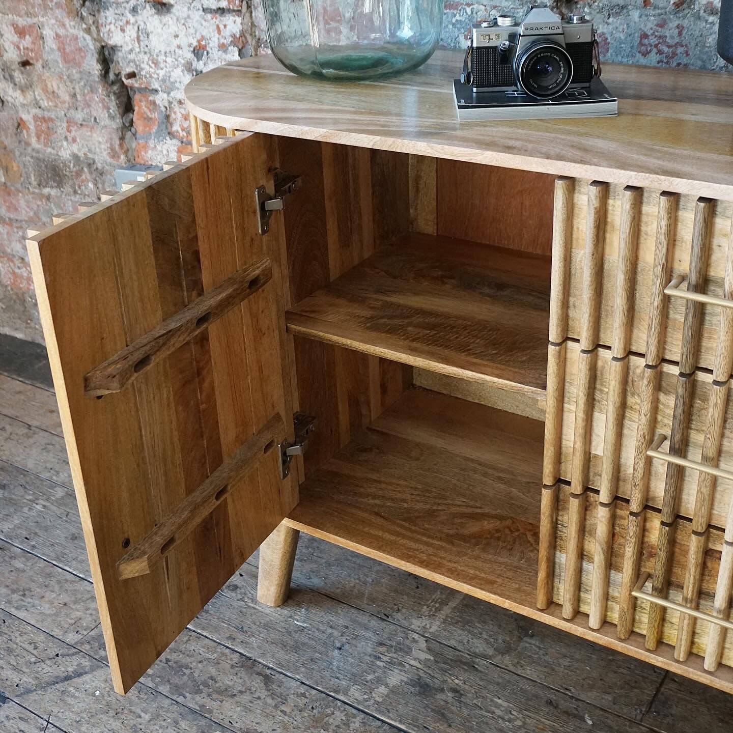 Els Solid Mango Wood Large Sideboard