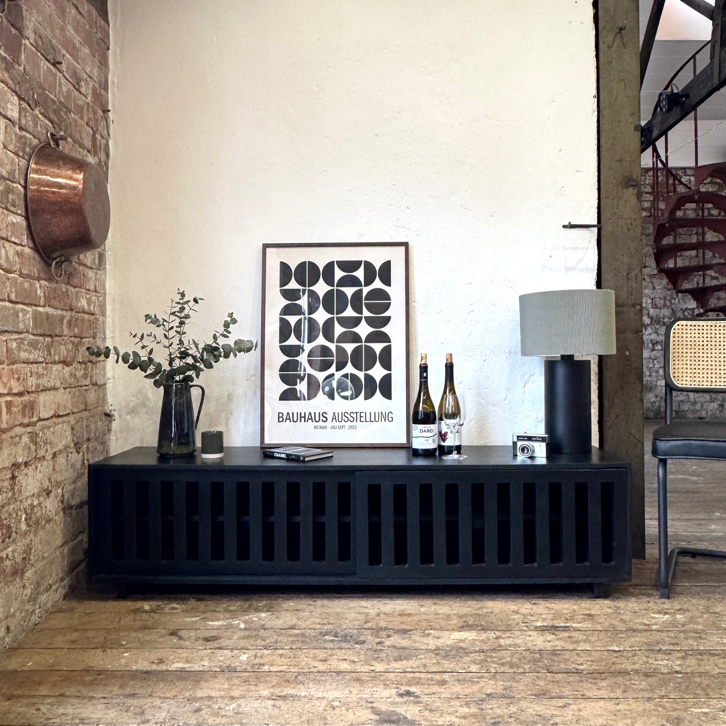 Caleb Solid Mango Wood TV Stand in Black (4 Sizes)