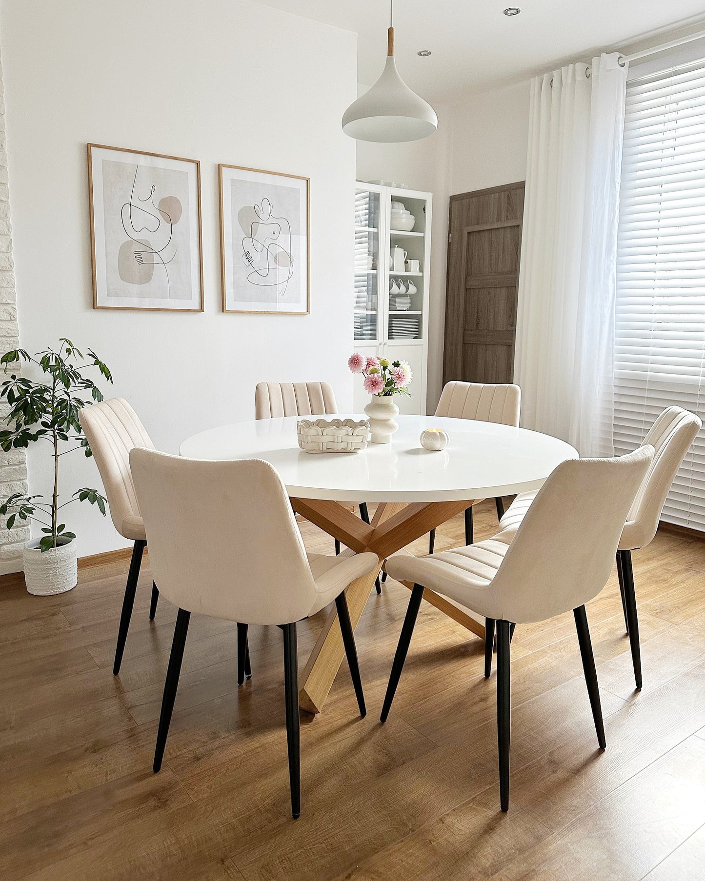 Lotus Dining Table White