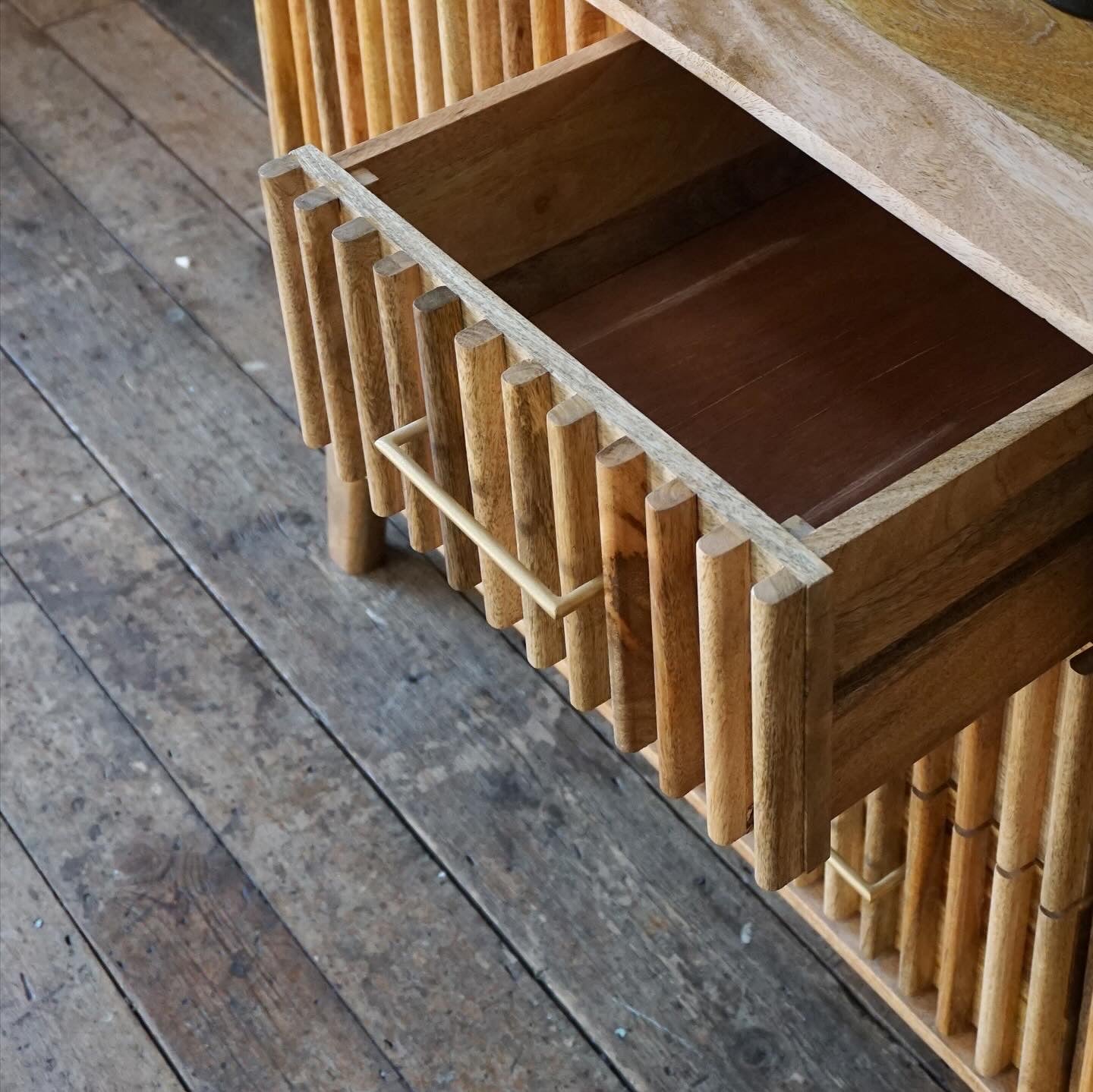 Els Solid Mango Wood Large Sideboard