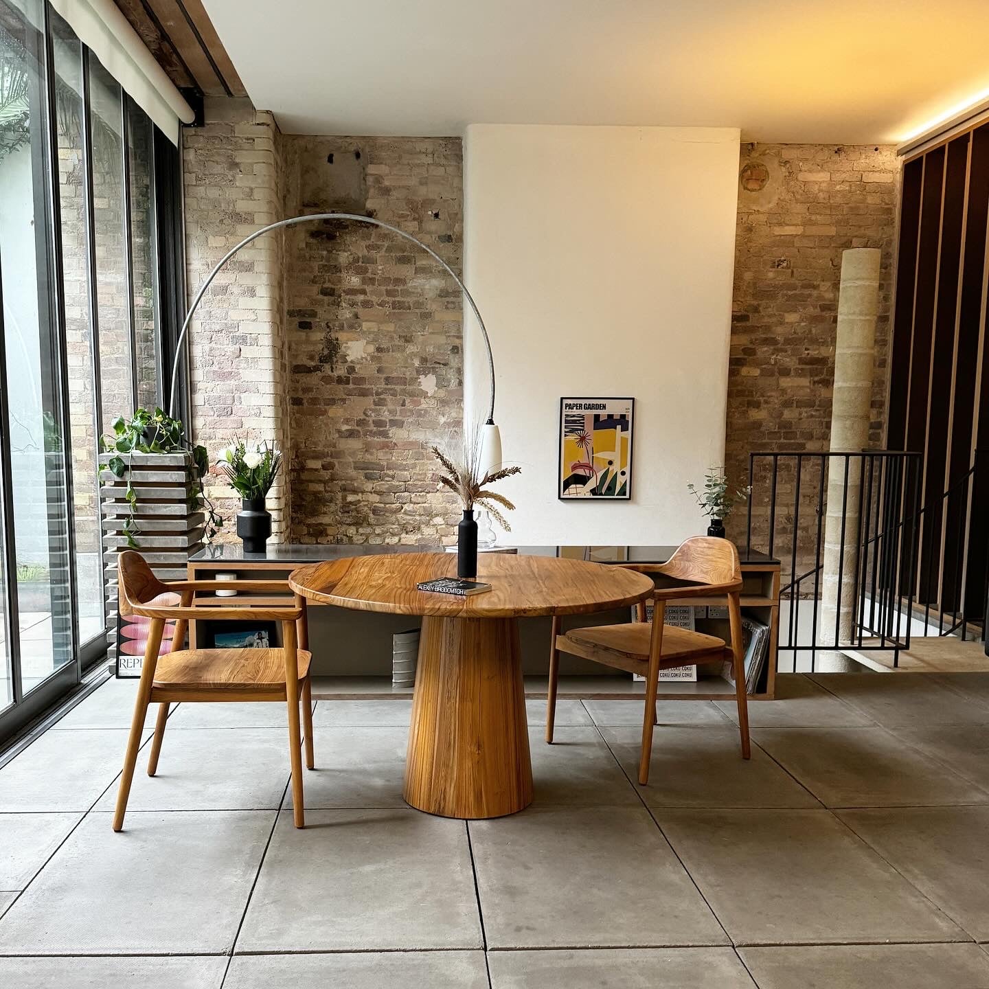 Bronx Round Solid Teak Dining Table Natural (3 Sizes)