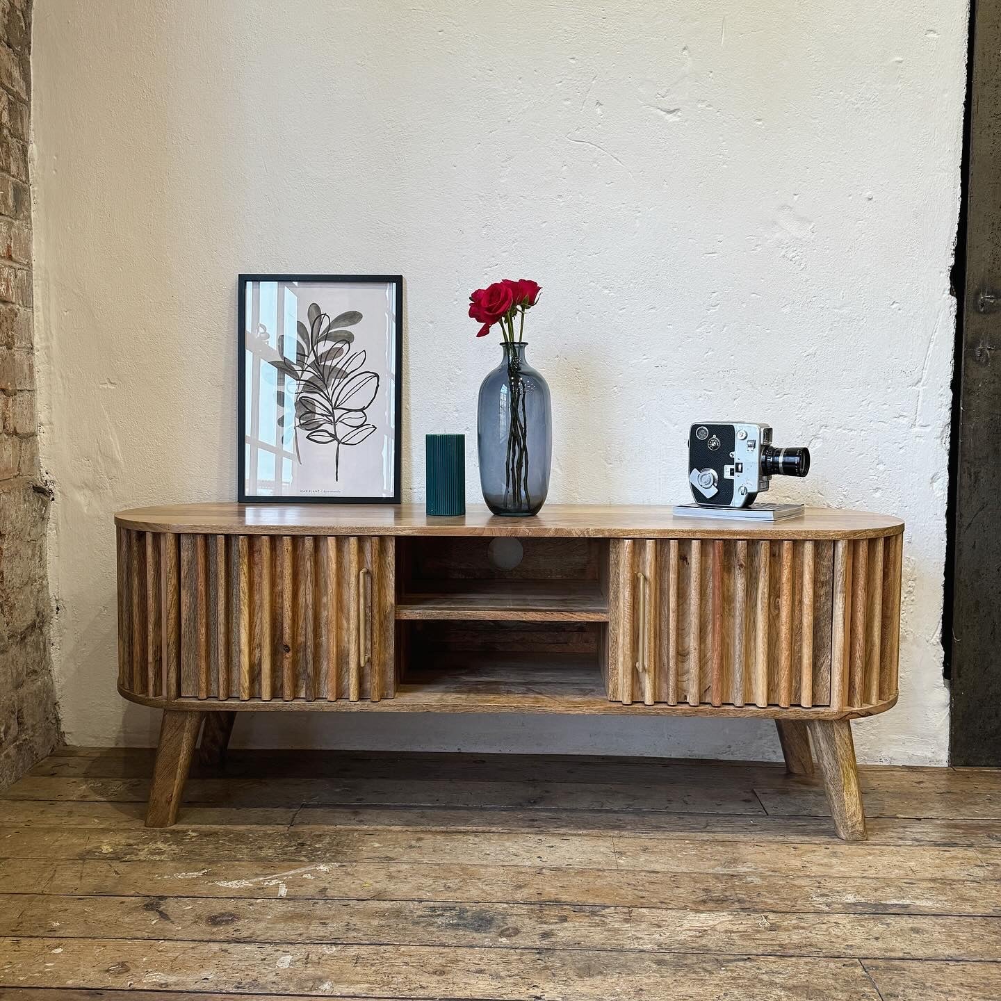 Els Solid Mango Wood TV Stand