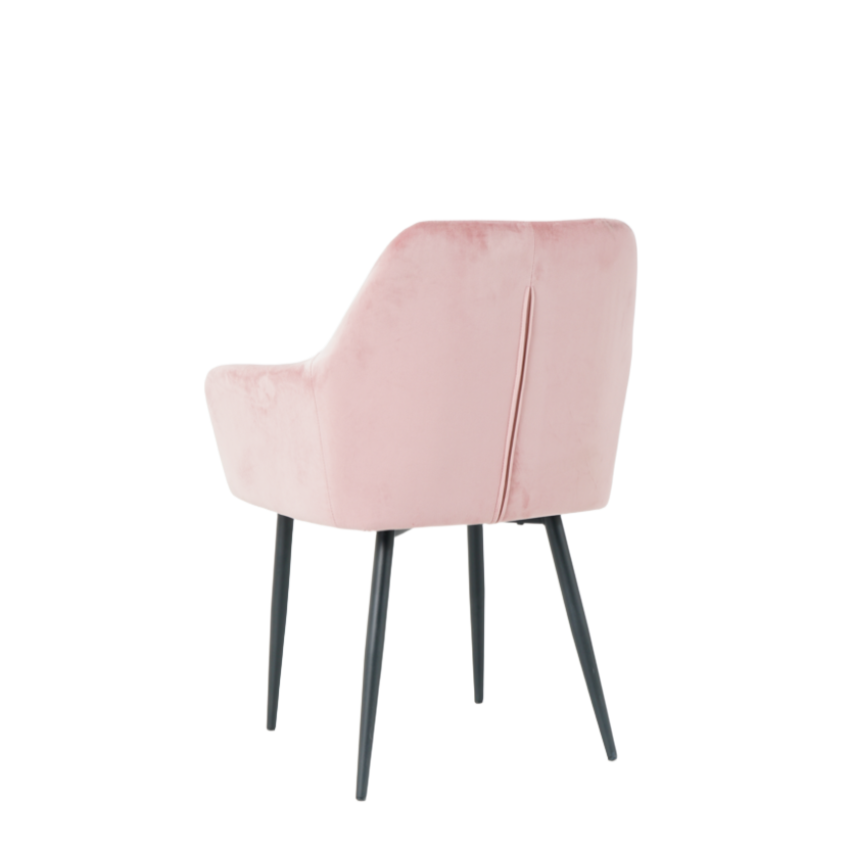 Layla Dining Chairs in Blush Pink (2pk)