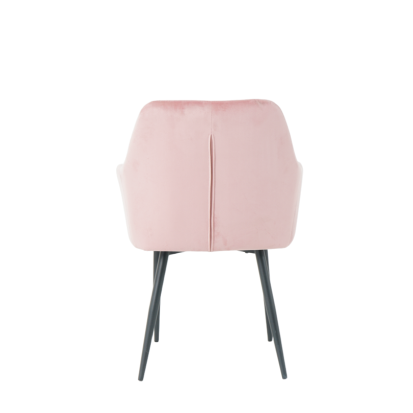 Layla Dining Chairs in Blush Pink (2pk)