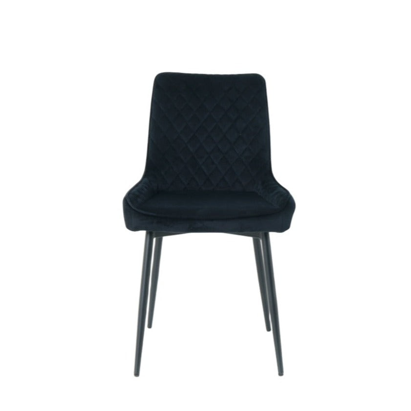 Ava Dining Chairs in Black (2pk)
