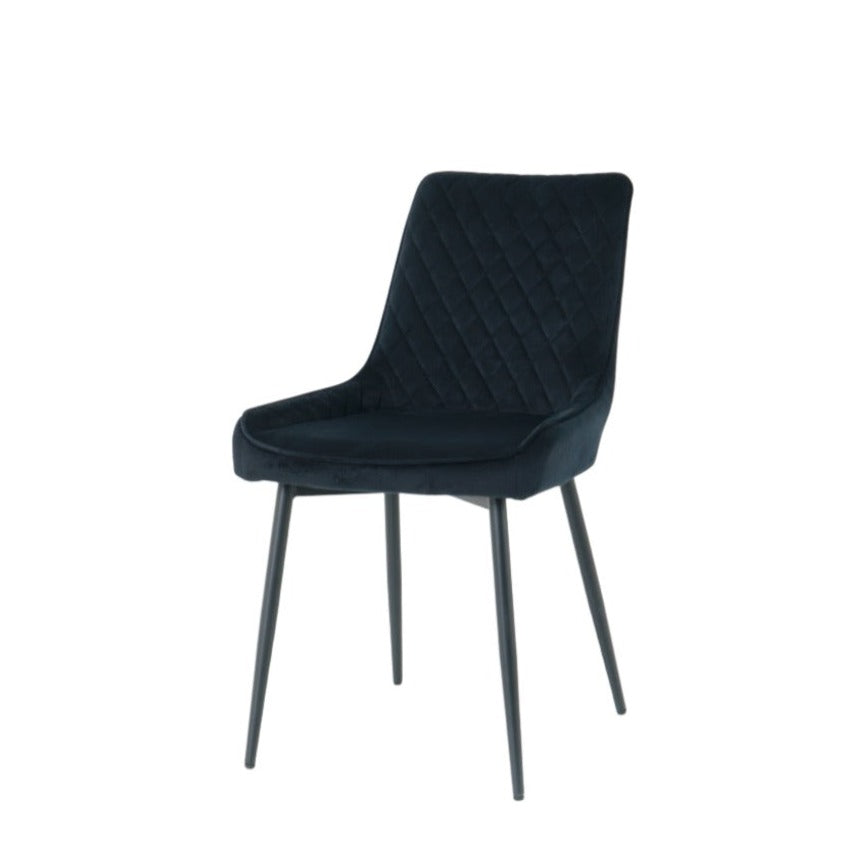 Ava Dining Chairs in Black (2pk)