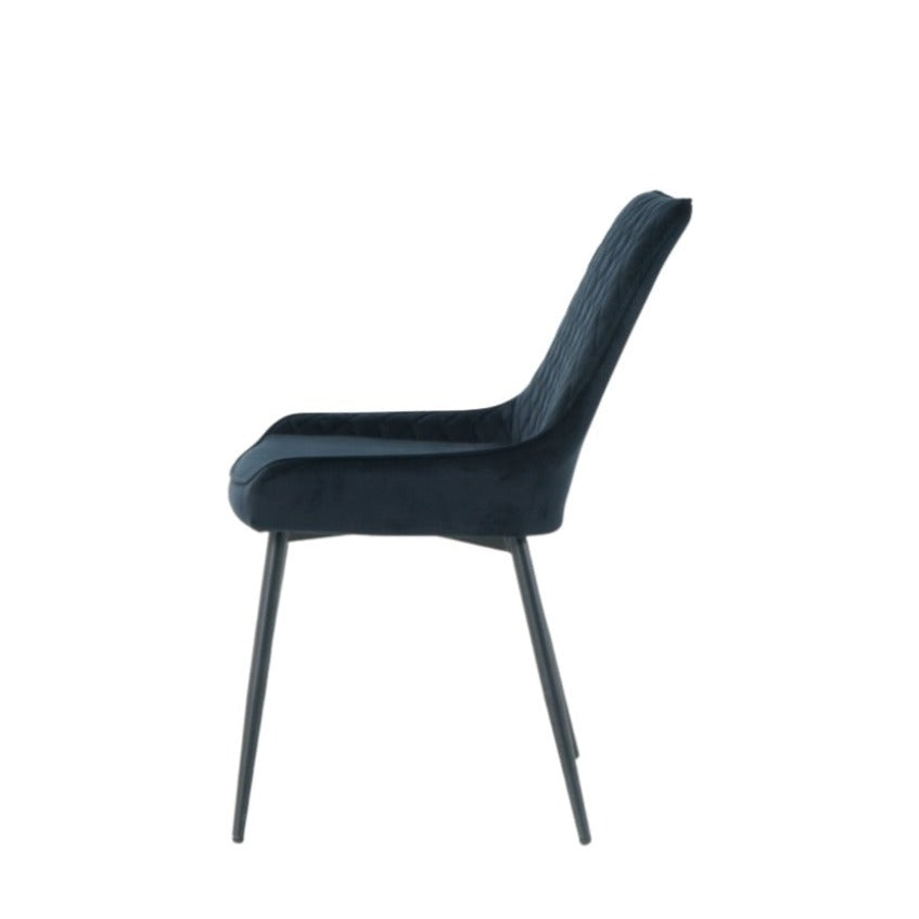 Ava Dining Chairs in Black (2pk)