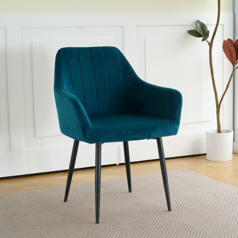Layla Dining Chairs in Teal (2pk)