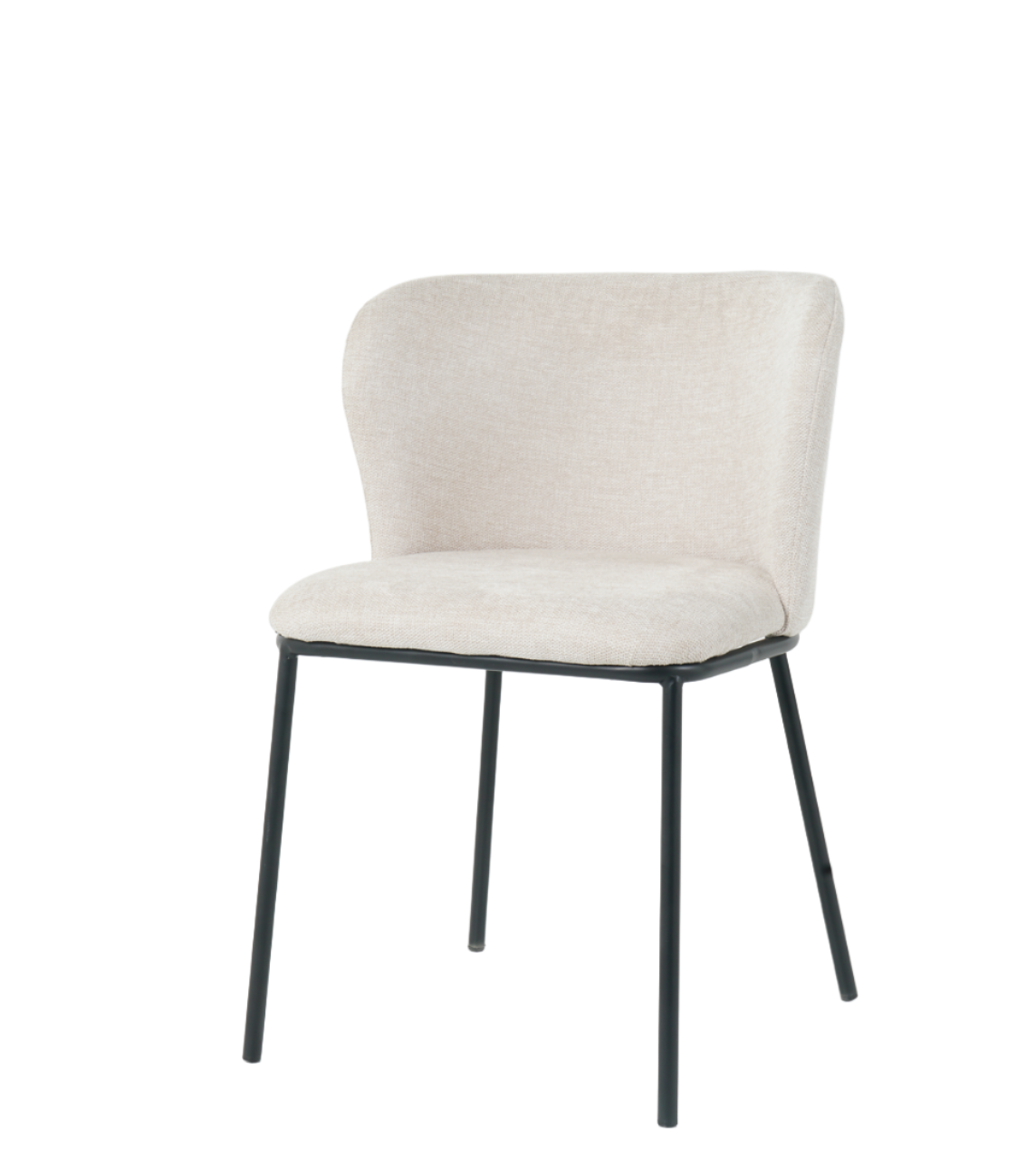 Mila Dining Chairs in Oatmeal (2pk)