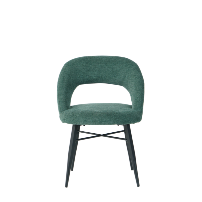 Ellie Dining Chairs in Green (2pk)