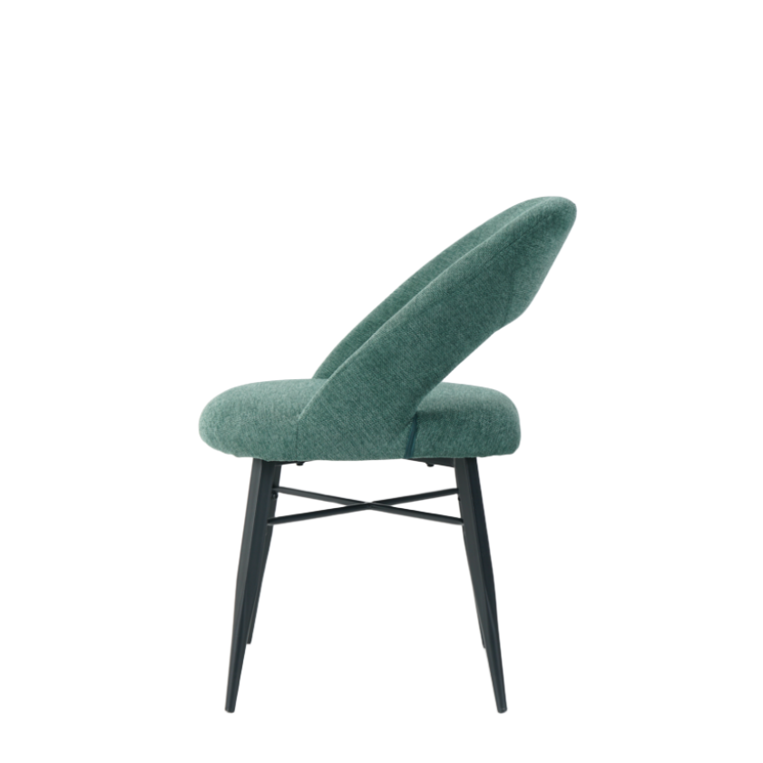 Ellie Dining Chairs in Green (2pk)