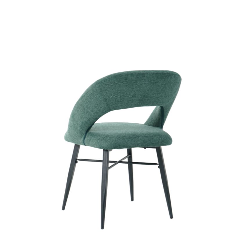 Ellie Dining Chairs in Green (2pk)
