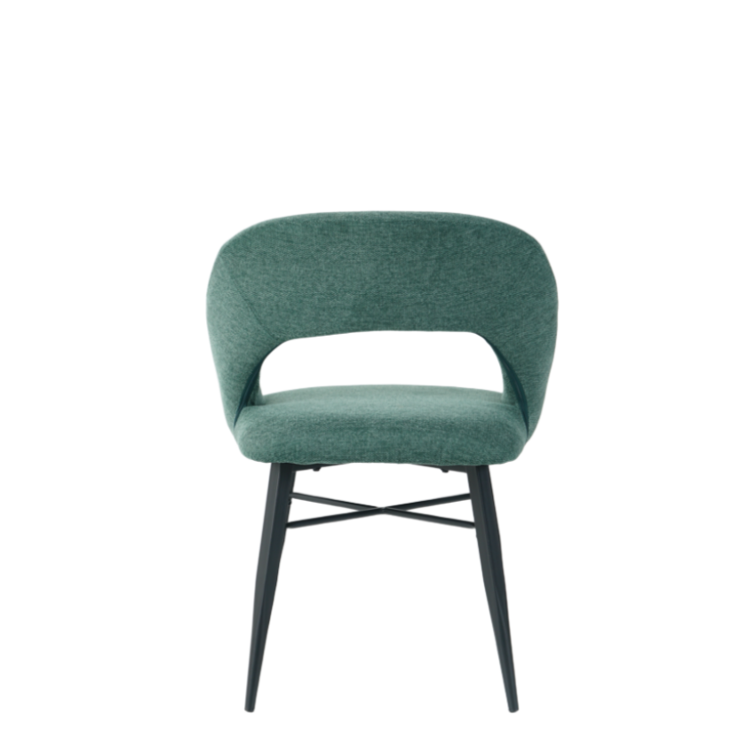 Ellie Dining Chairs in Green (2pk)