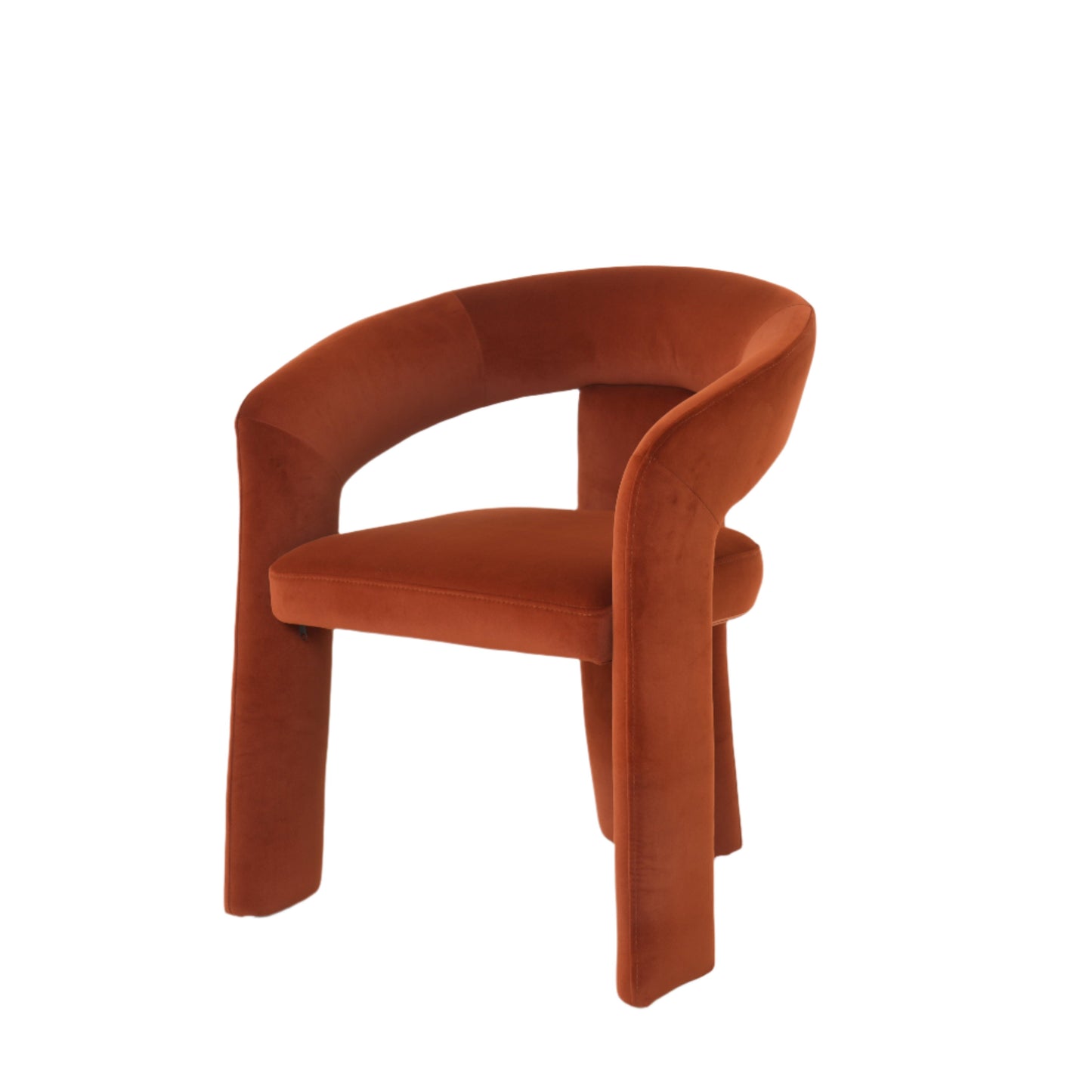 Eva Dining Chairs in Burnt Orange (2pk)