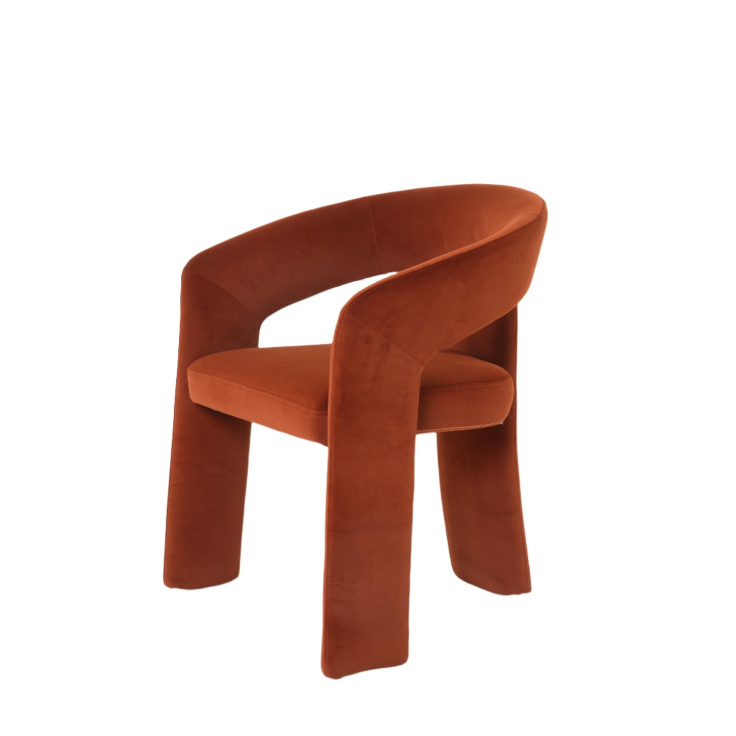 Eva Dining Chairs in Burnt Orange (2pk)