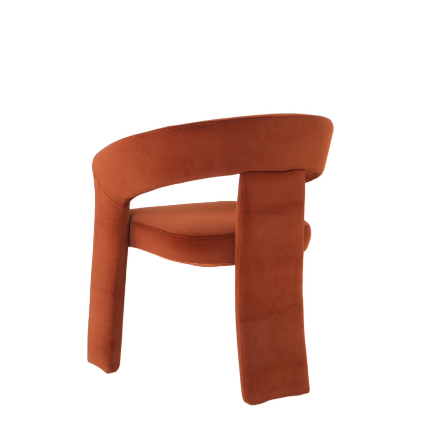 Eva Dining Chairs in Burnt Orange (2pk)