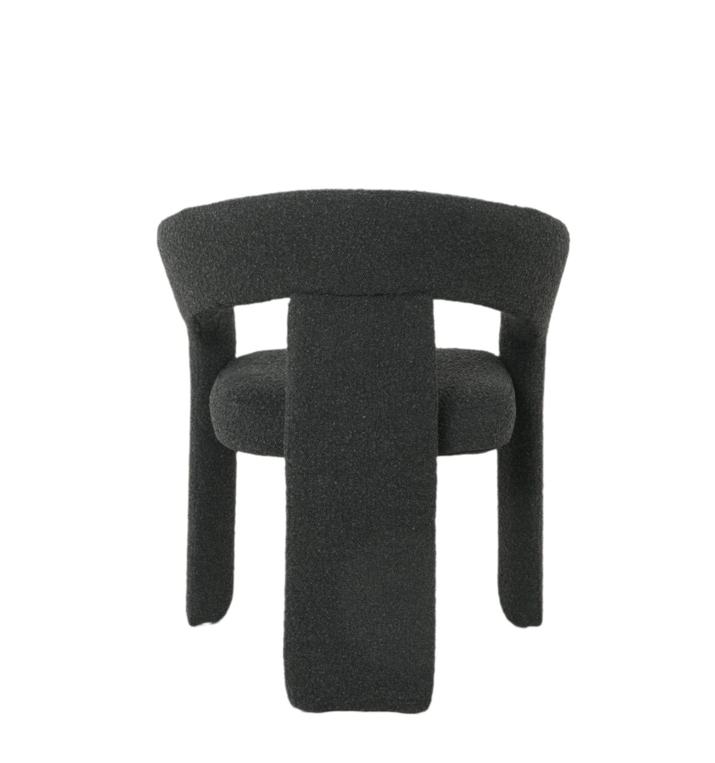 Eva Dining Chairs in Black Boucle (2pk)