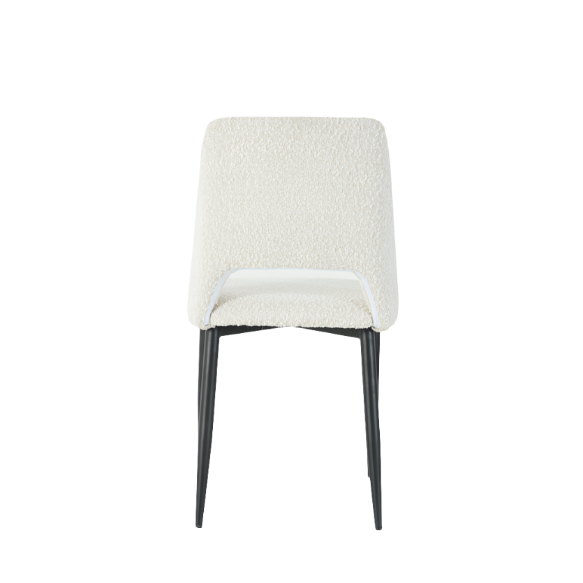 Nala Dining Chairs in Cream Boucle (2pk)