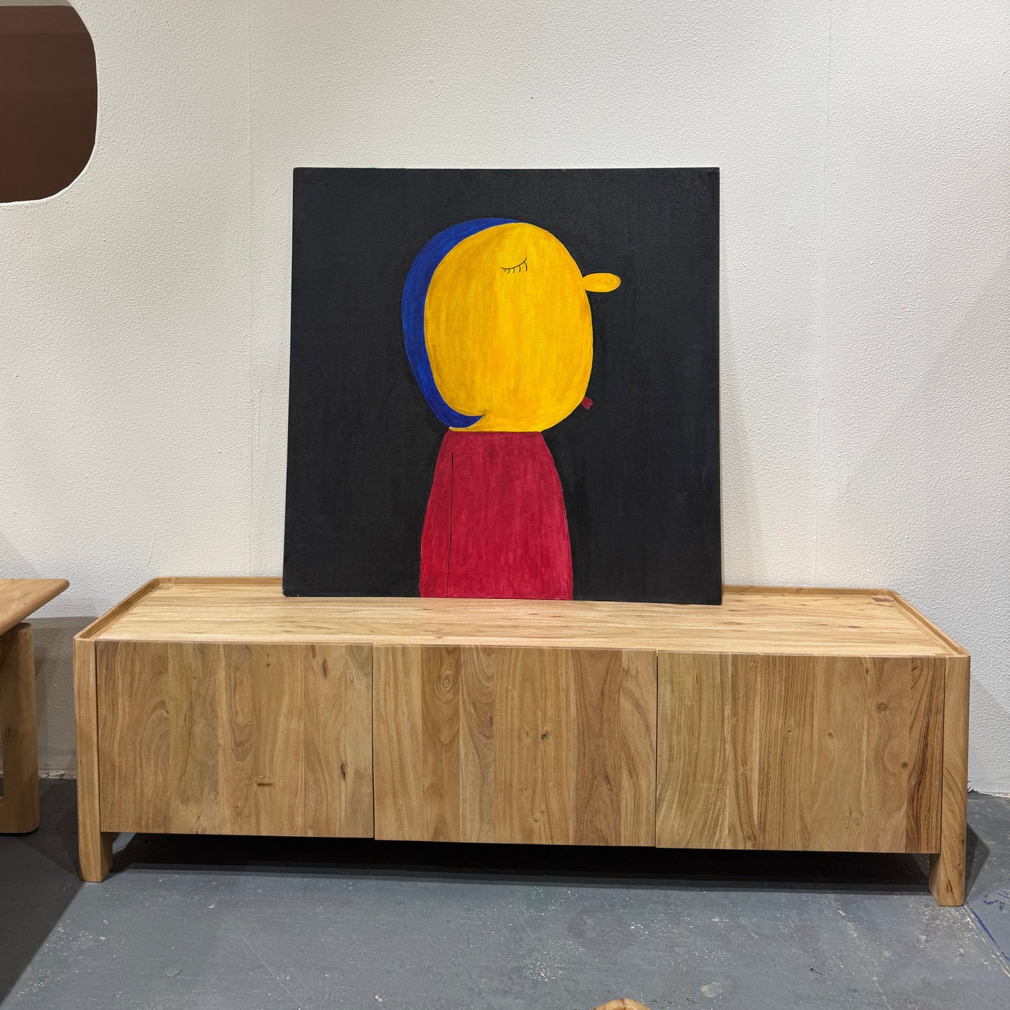 Aoki Solid Acacia Wood TV Stand