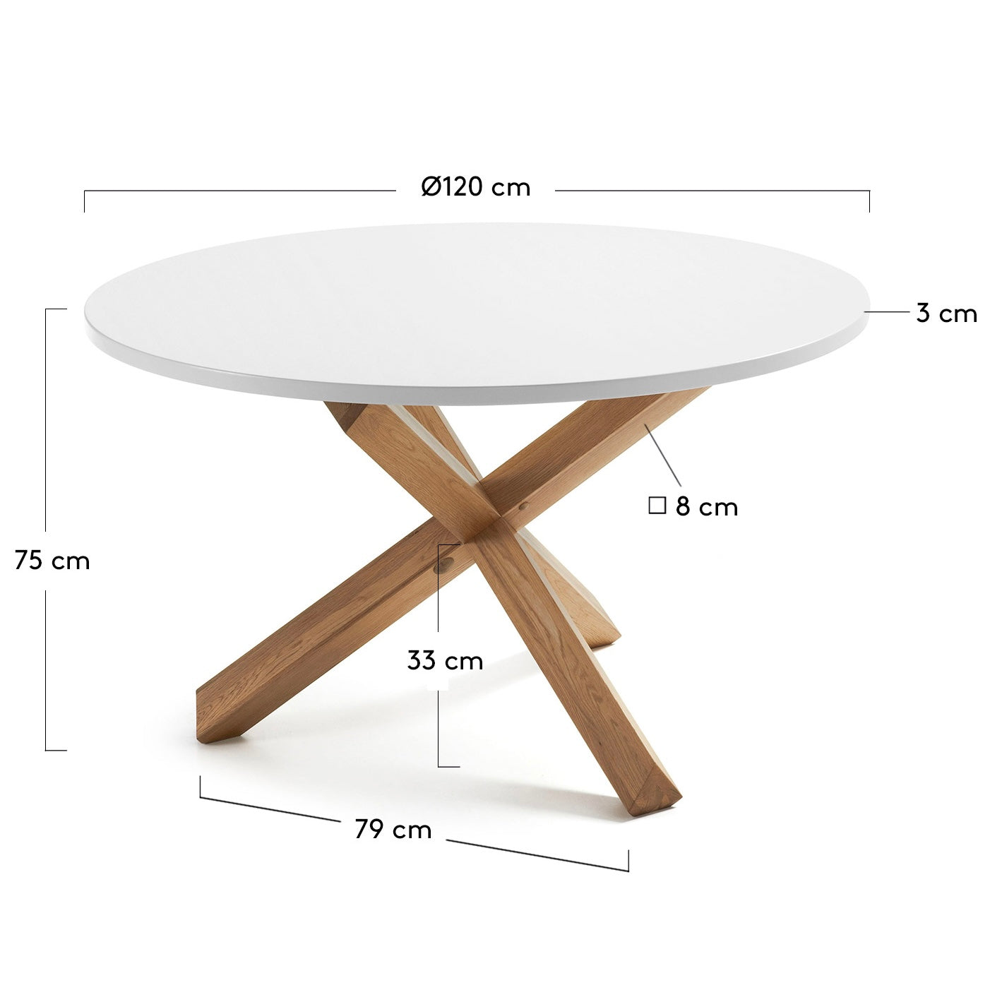 Lotus Dining Table White