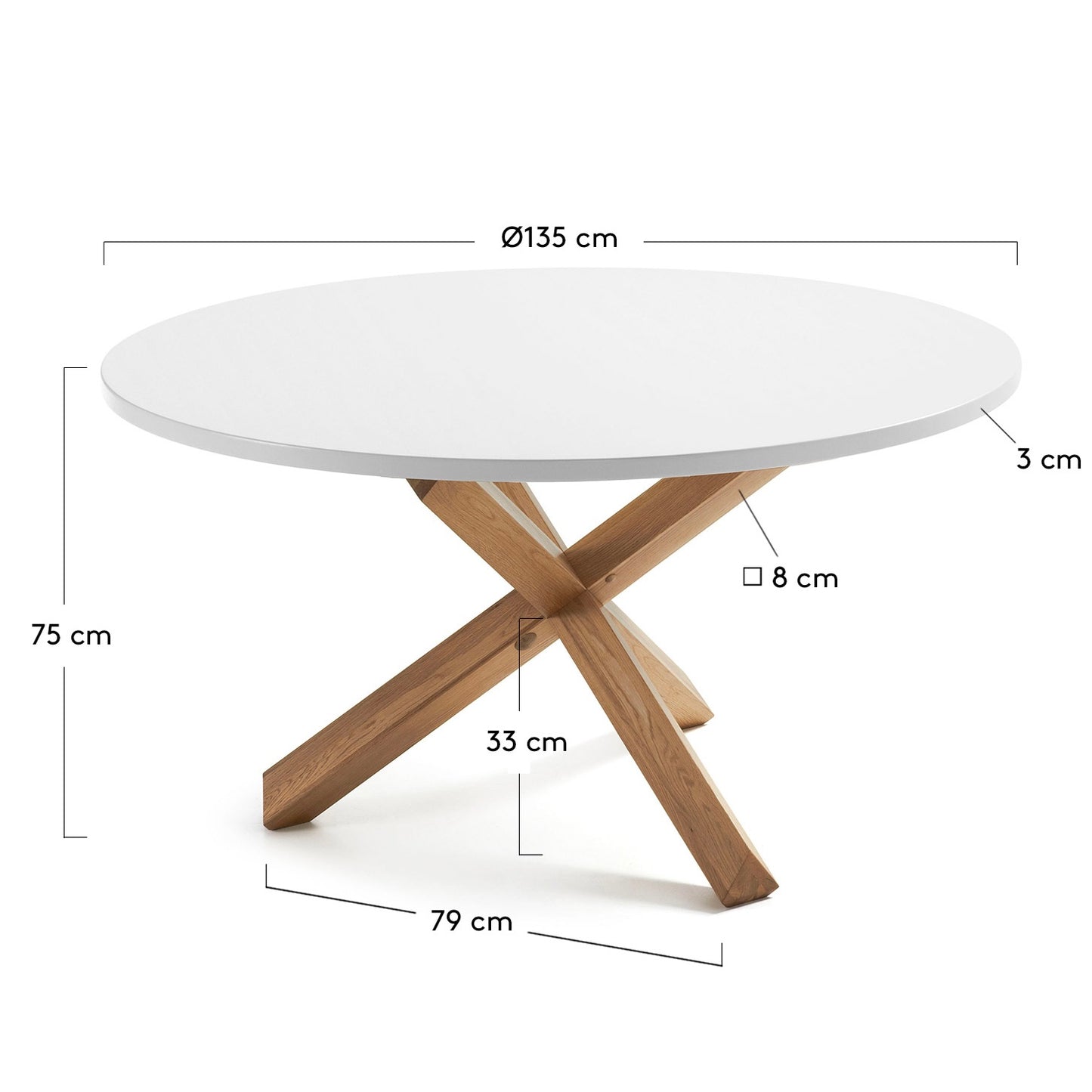 Lotus Dining Table White