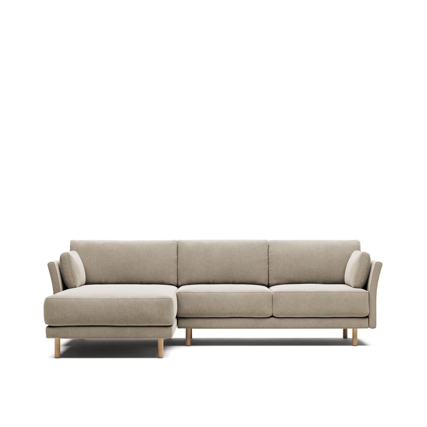Beige three seater sofa discount