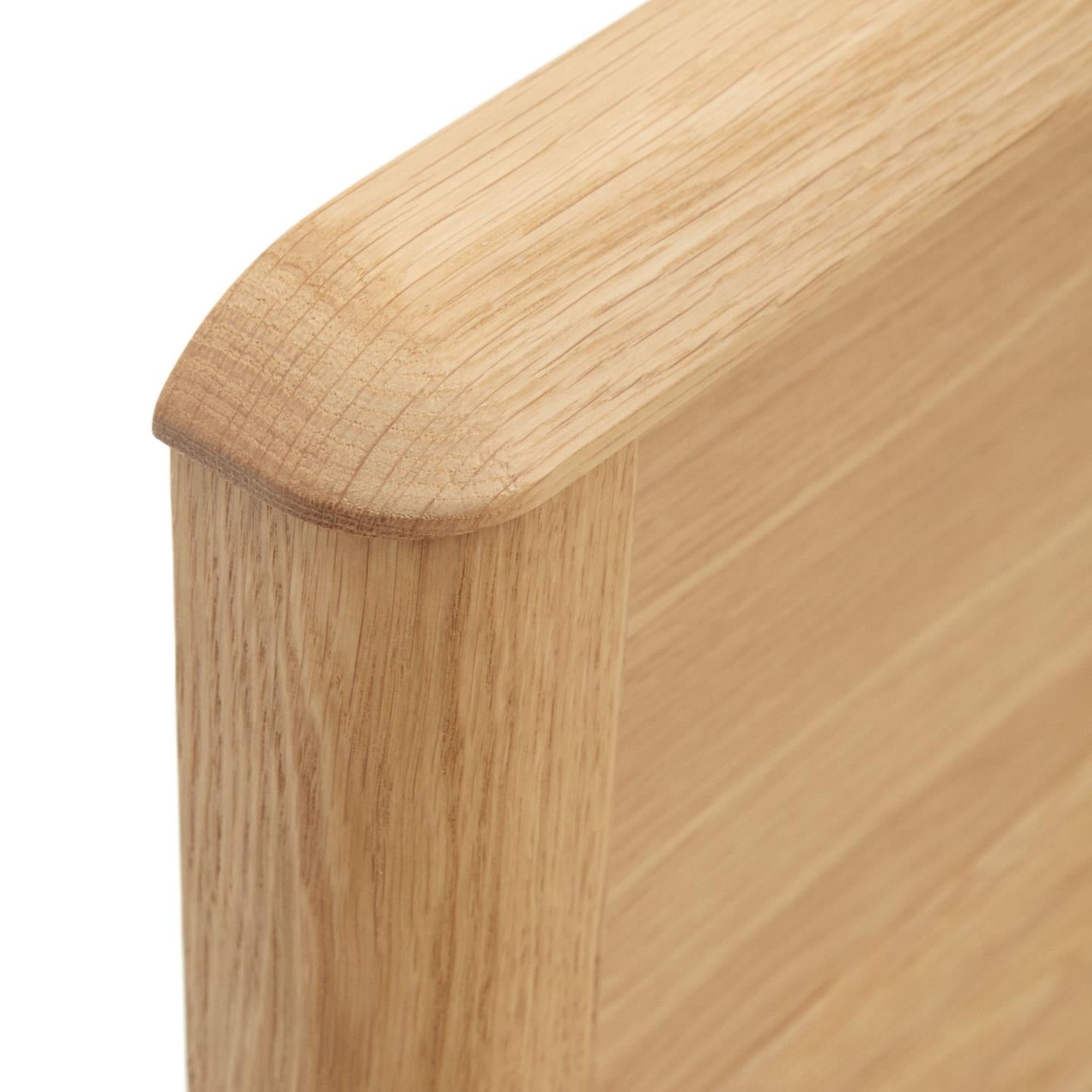 Lenon Single Size Bed in Oak