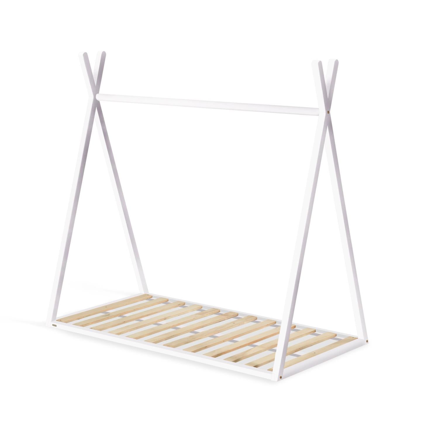 Imogen Kids Teepee Bed in Solid Beech Wood in White Finish