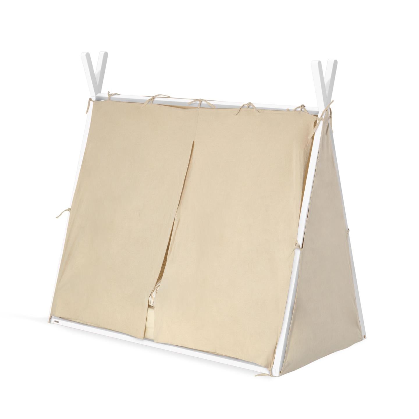 Imogen Kids Teepee Bed in Solid Beech Wood in White Finish