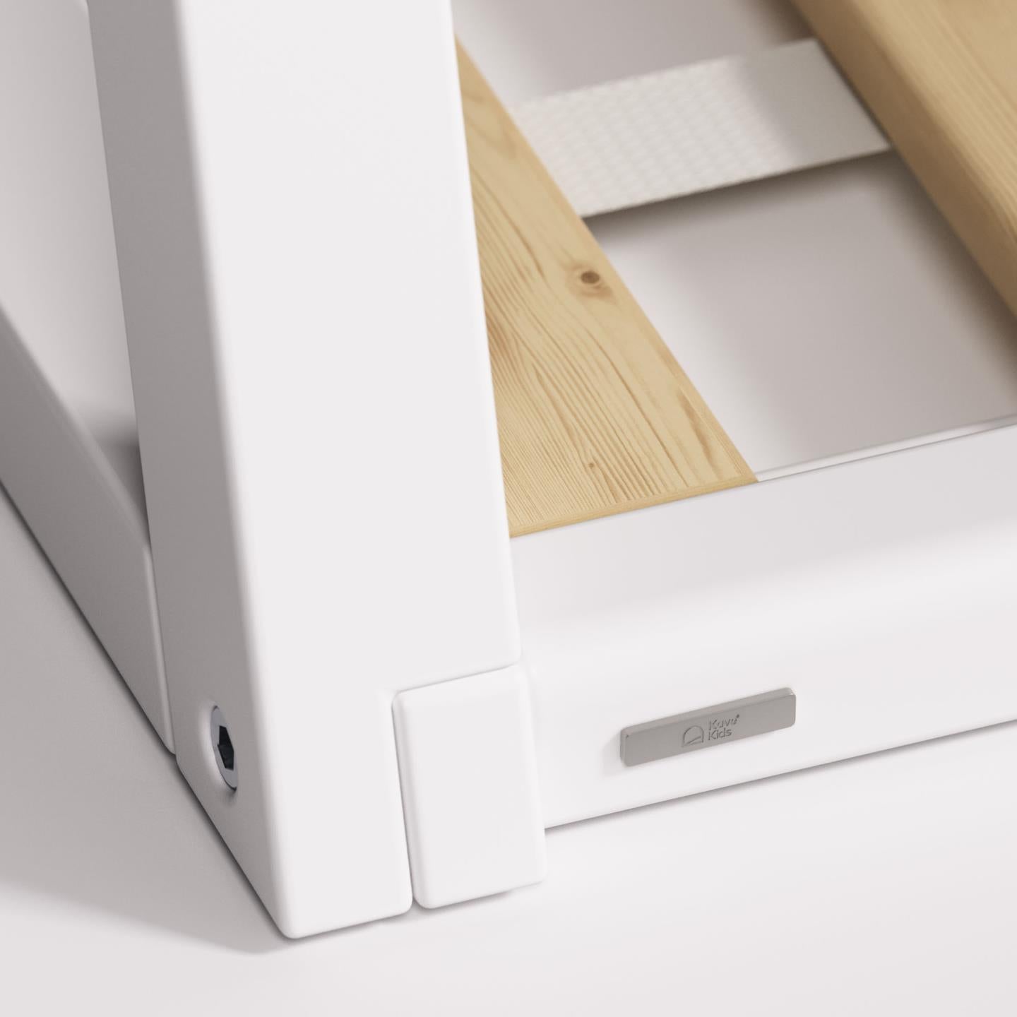 Imogen Kids Teepee Bed in Solid Beech Wood in White Finish