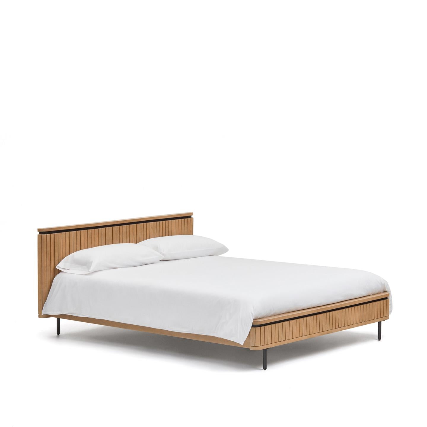 Lucia Queen Size Bed Made From Solid Mango Wood