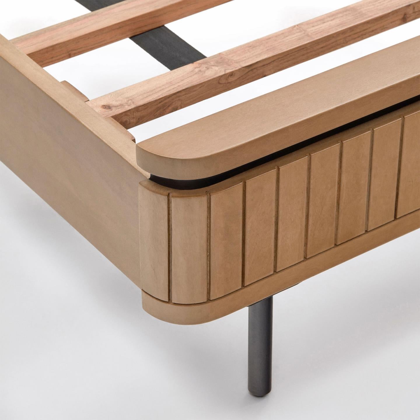 Lucia Queen Size Bed Made From Solid Mango Wood