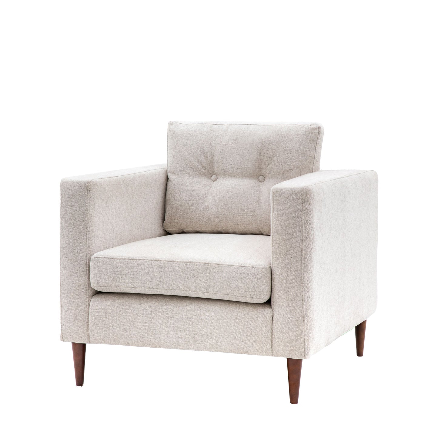 Harlow Armchair in Light Grey