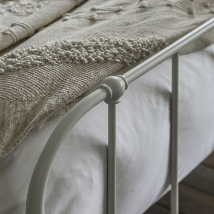 Ellis King Bed in Ivory