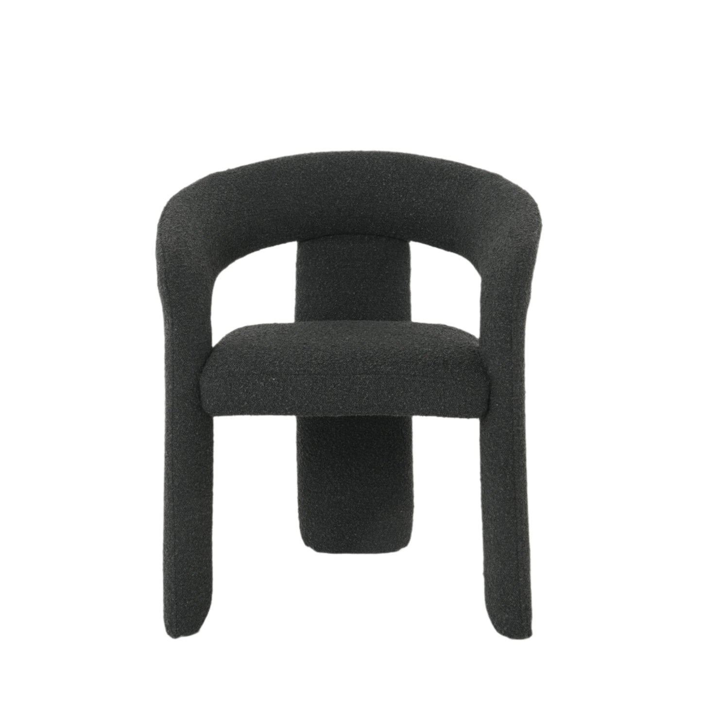 Eva Dining Chairs in Black Boucle (2pk)