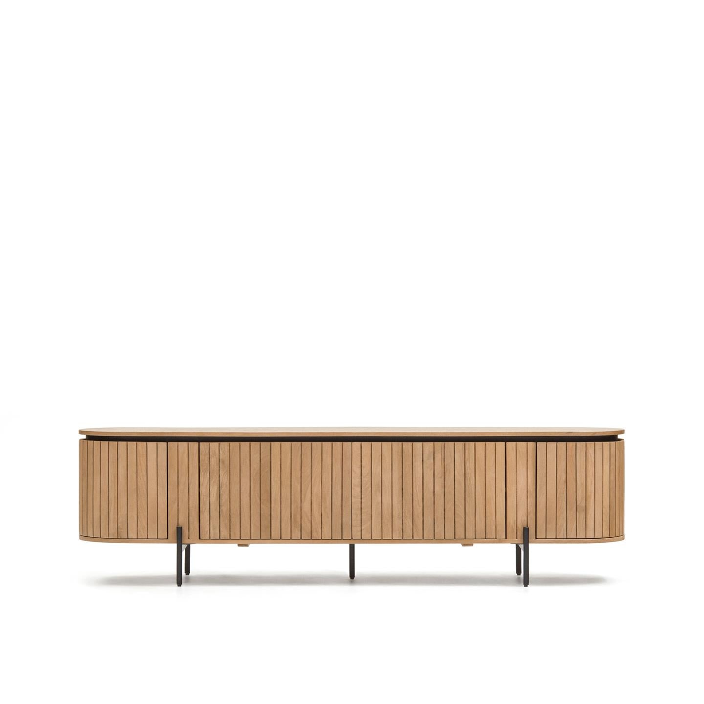 Lucia Large 4 Door Solid Acacia Wood TV Stand (200cm) – COKU Limited