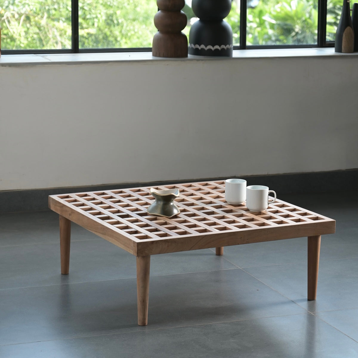 Hiroshi Solid Acacia Wood Coffee Table