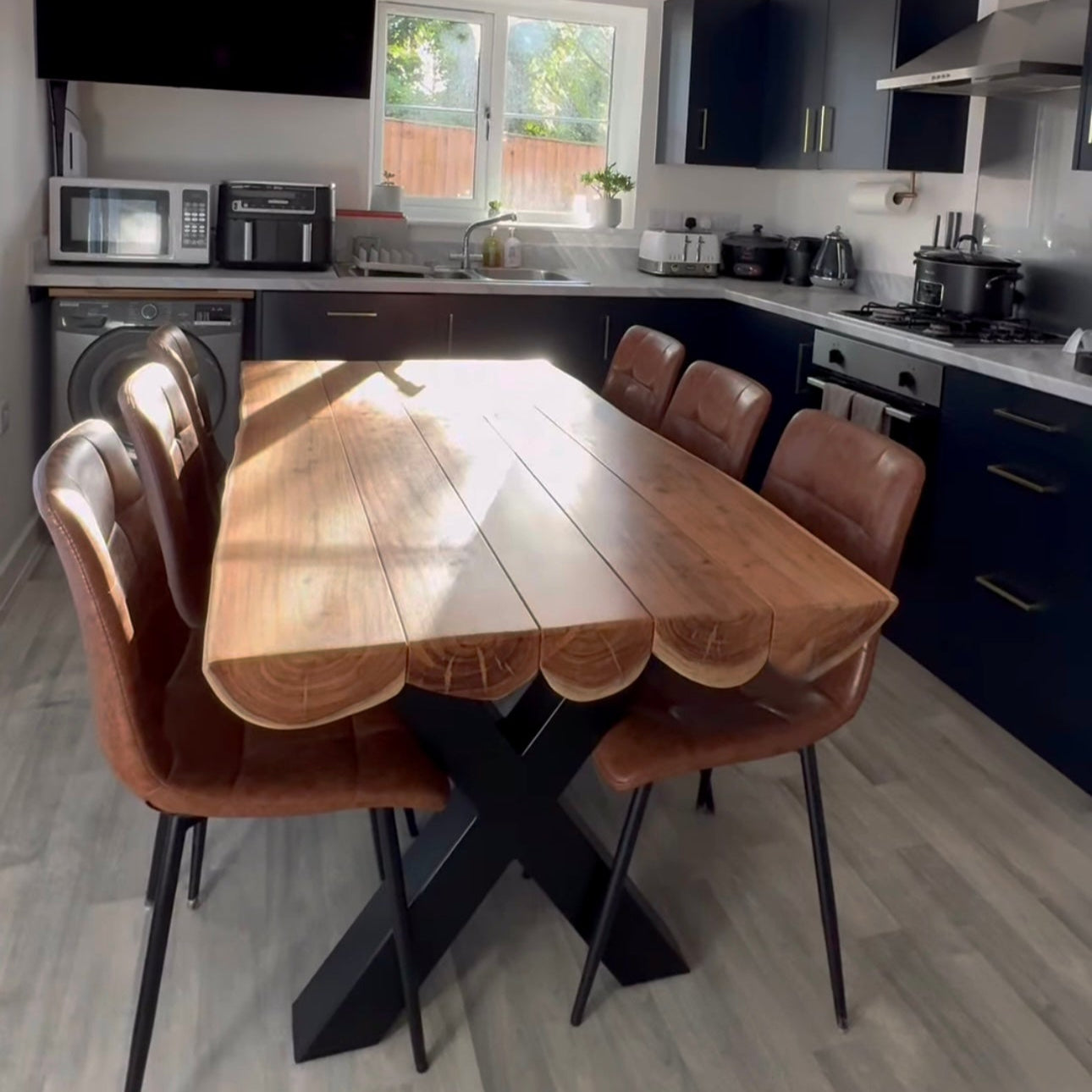 Thor Solid Acacia Wood Dining Table (4 Sizes)