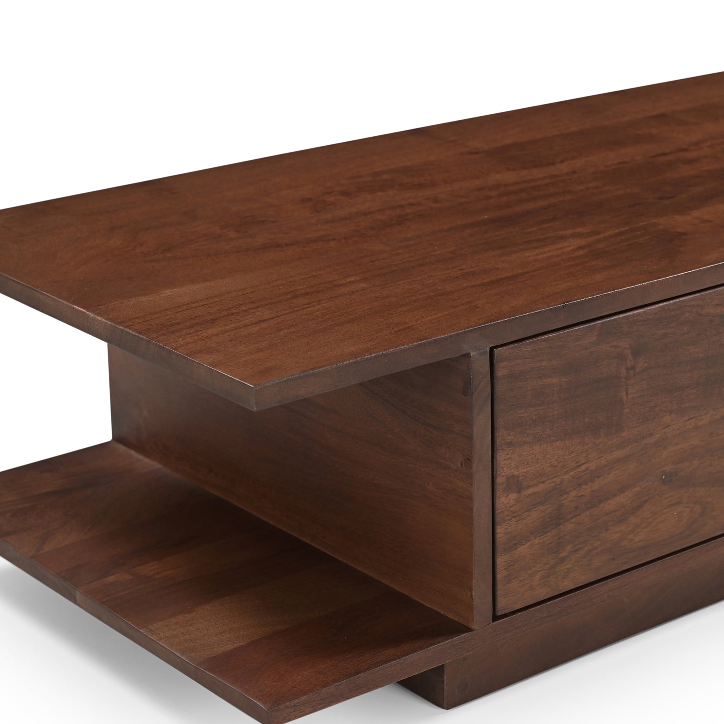 Yamato Solid Acacia Wood TV Unit in Brown