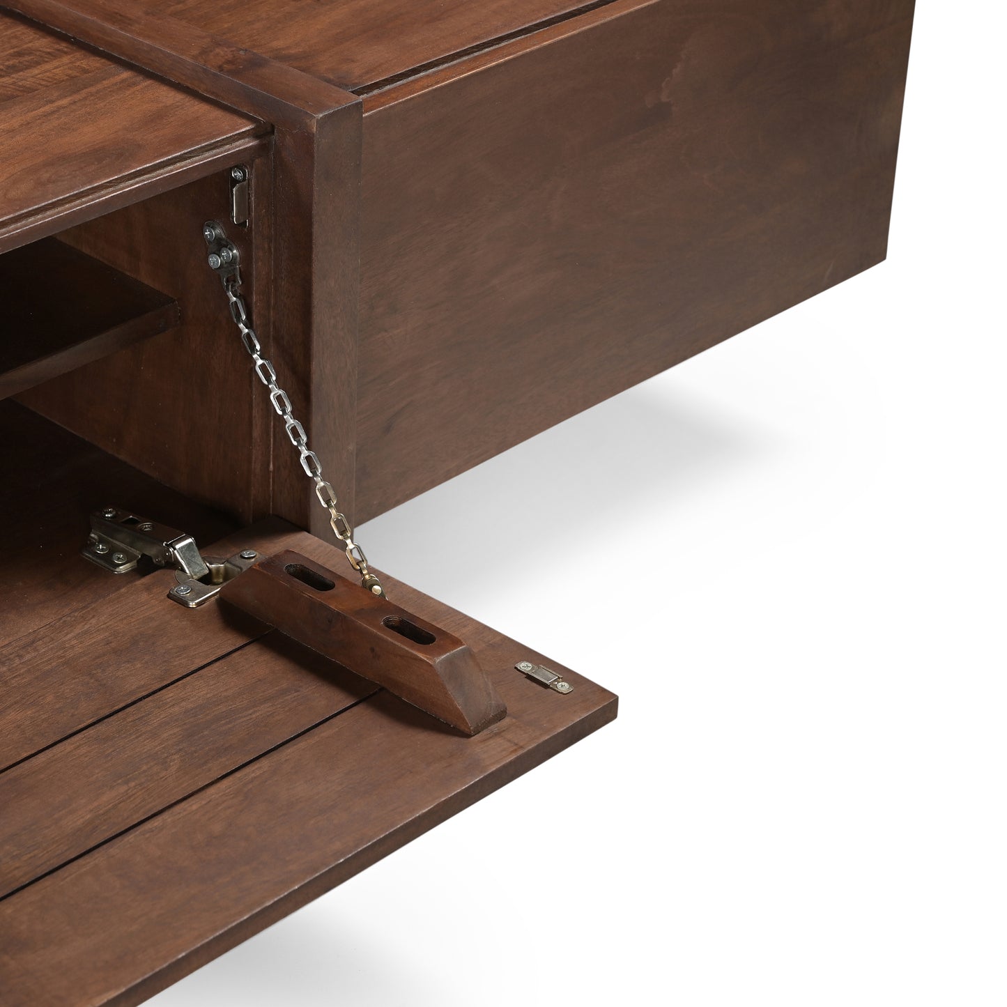 Takara Solid Mango Wood Large TV Unit in Brown