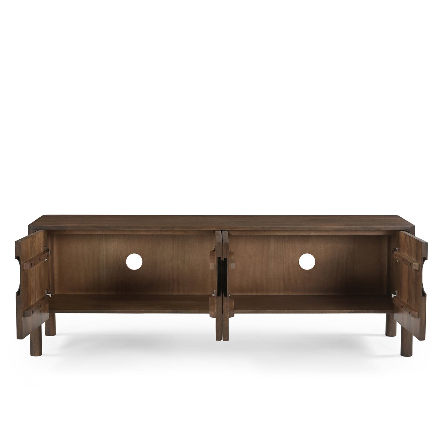 Sydney Solid Mango Wood TV Unit Brown
