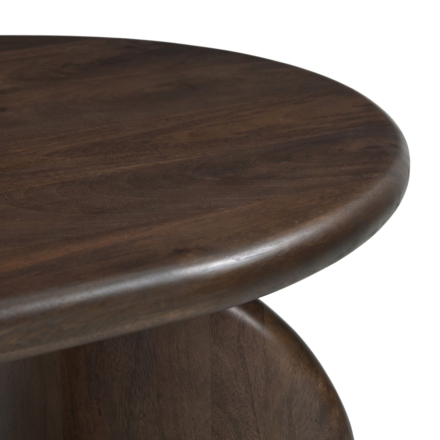 Eiji Solid Mango Wood Coffee Table Brown