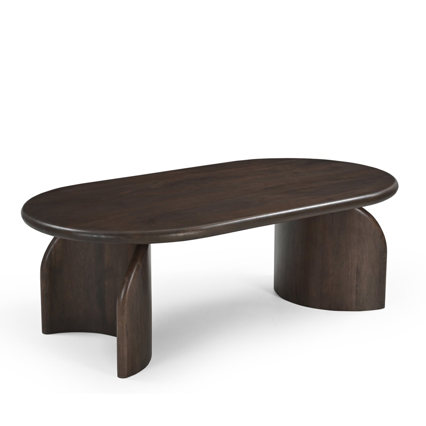 Eiji Solid Mango Wood Coffee Table Brown