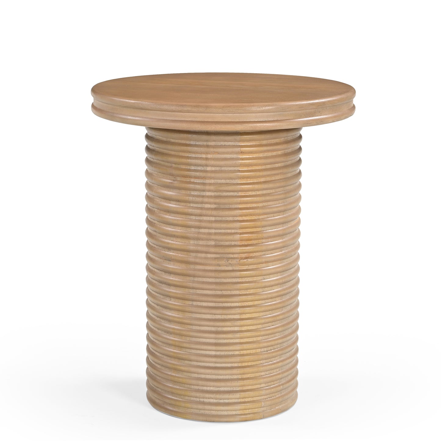 Caesar Solid Mango Wood Side Table