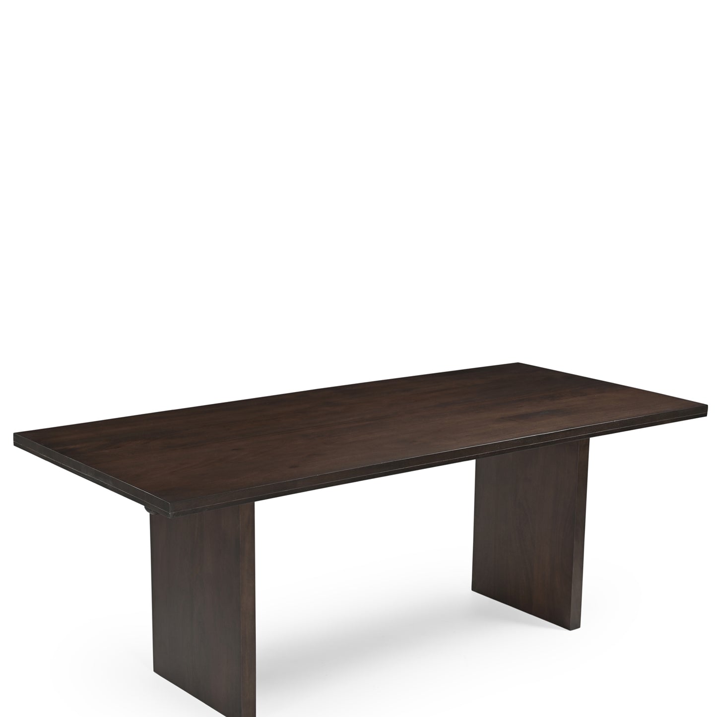 Taro Solid Mango Wood Dining Table Walnut