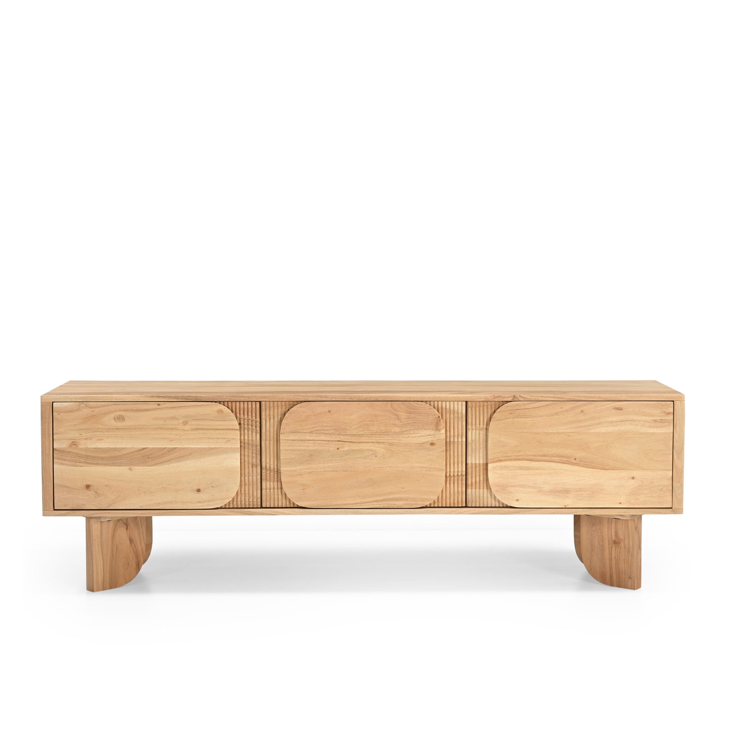 Akira Solid Acacia Wood TV Stand
