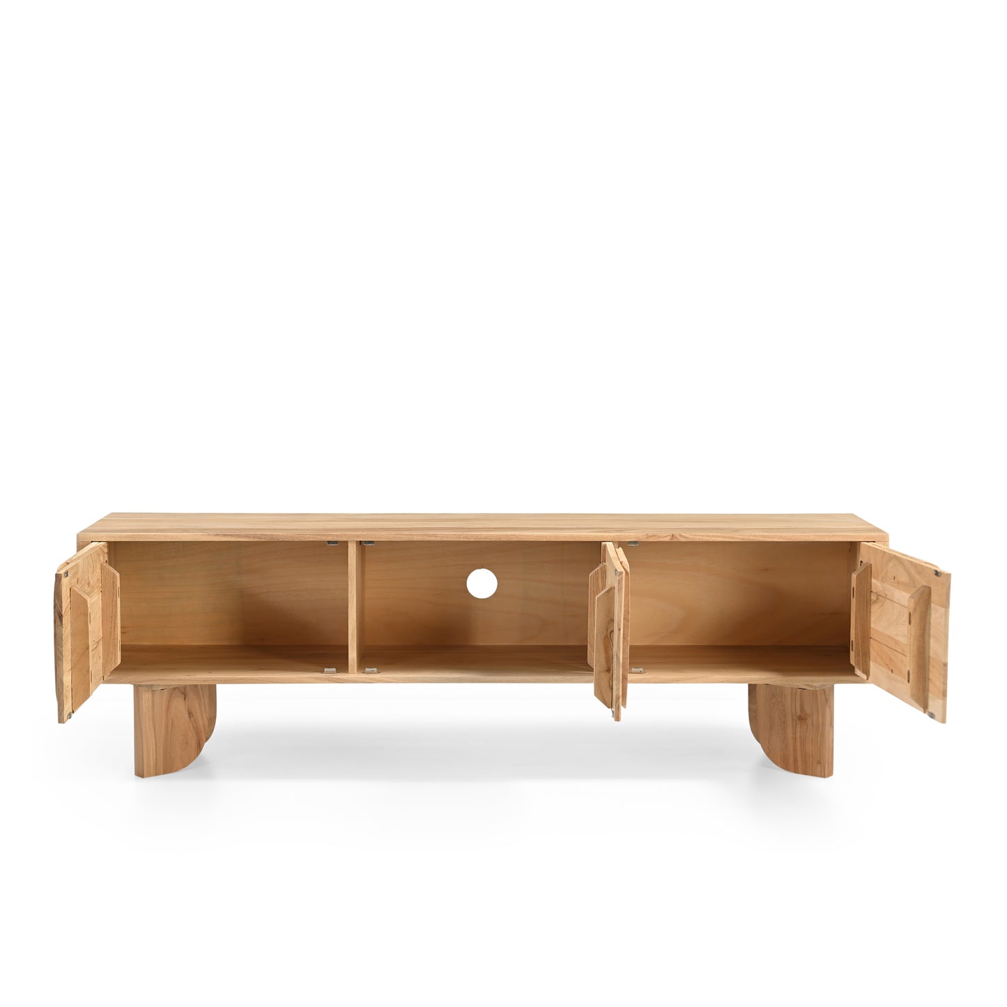 Akira Solid Acacia Wood TV Stand