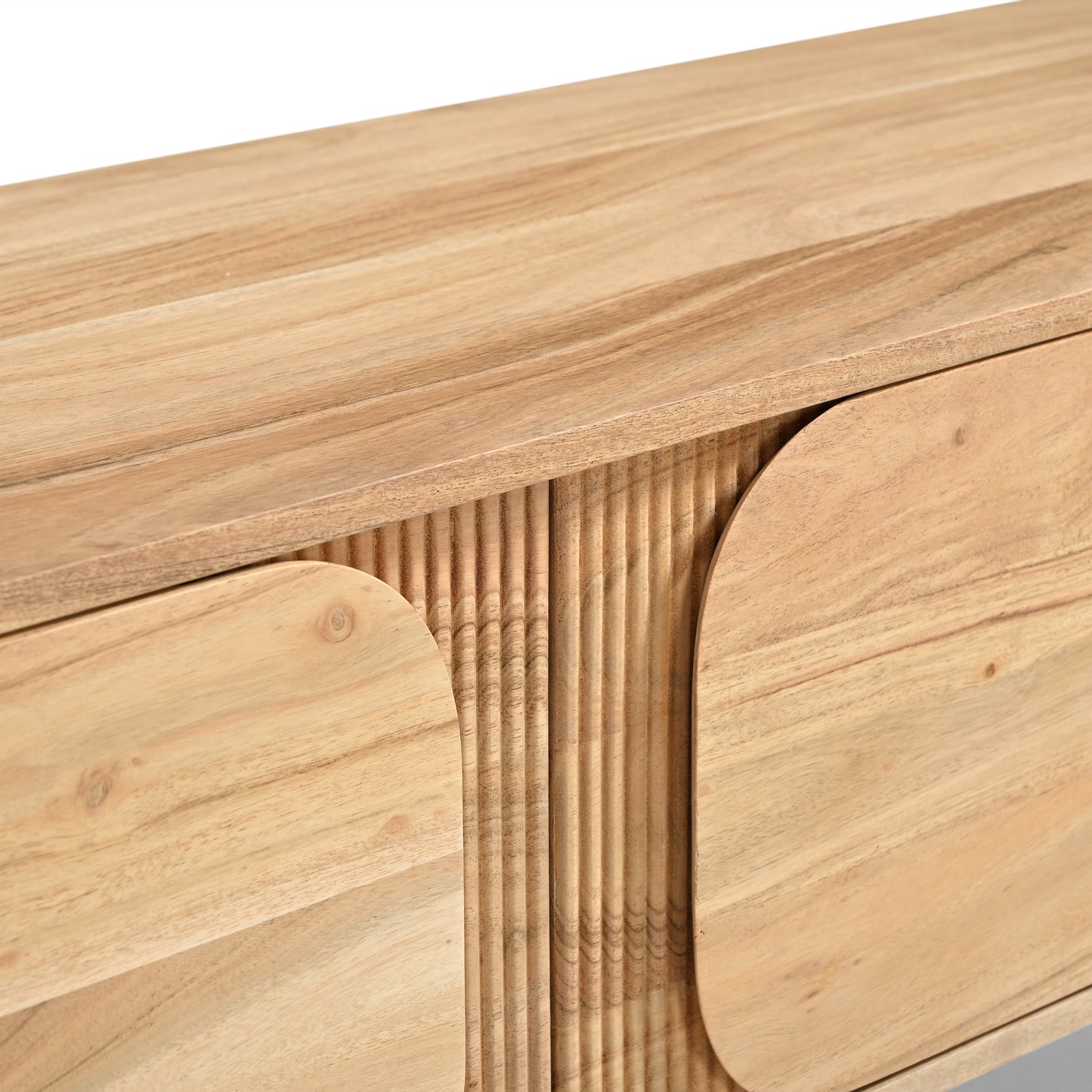 Akira Solid Acacia Wood TV Stand