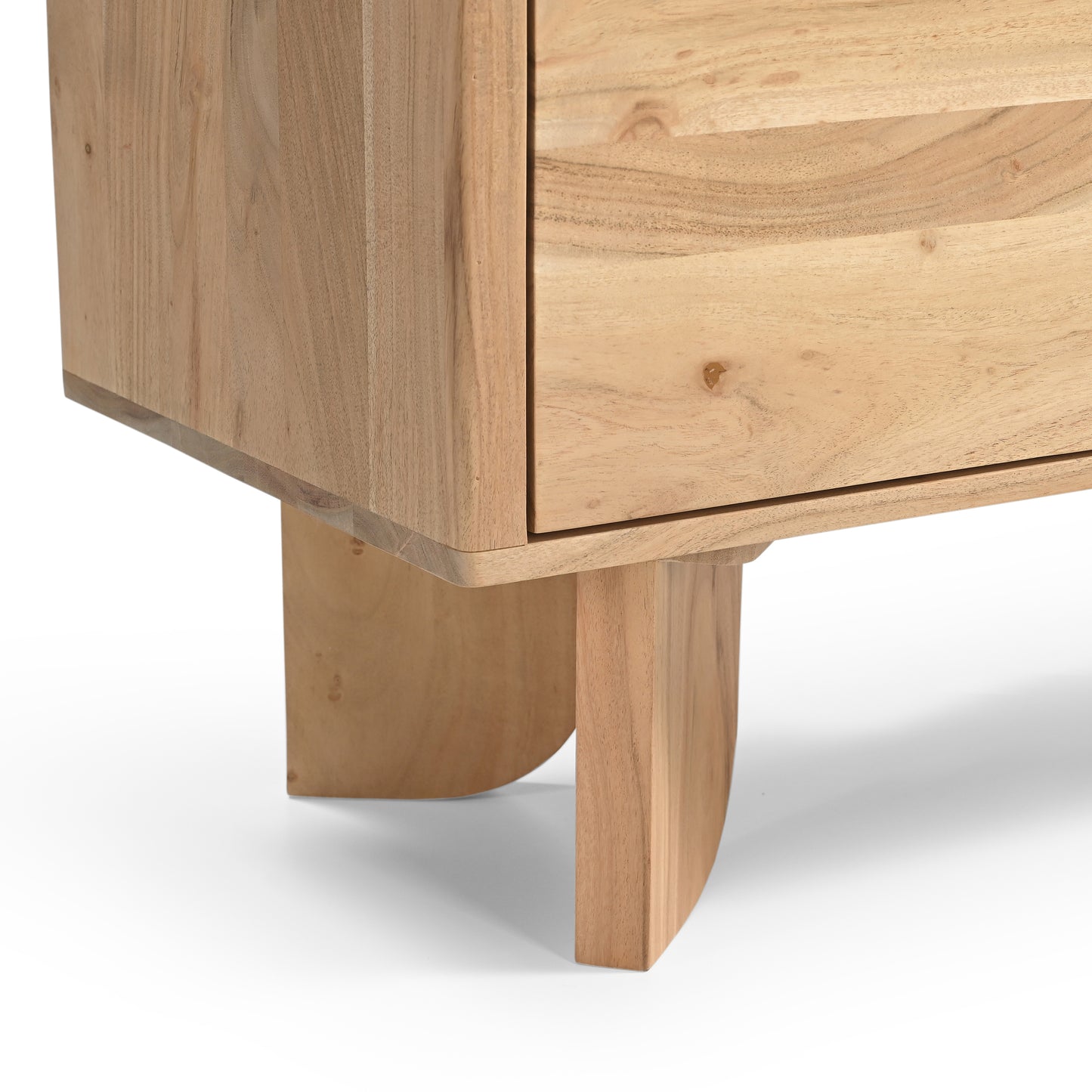 Akira Solid Acacia Wood TV Stand