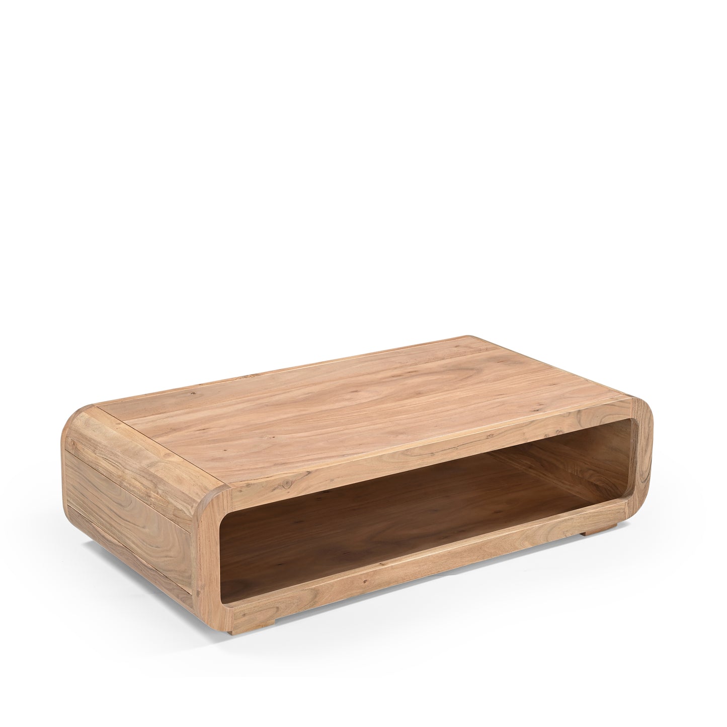Ren Solid Acaica Wood Coffee Table Natural